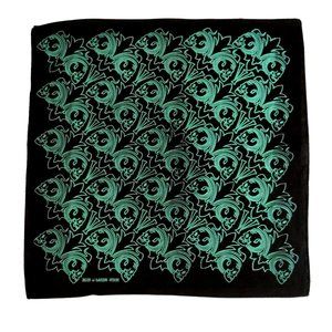Necropolis Skull Patterned Handkerchief or Pocket square
